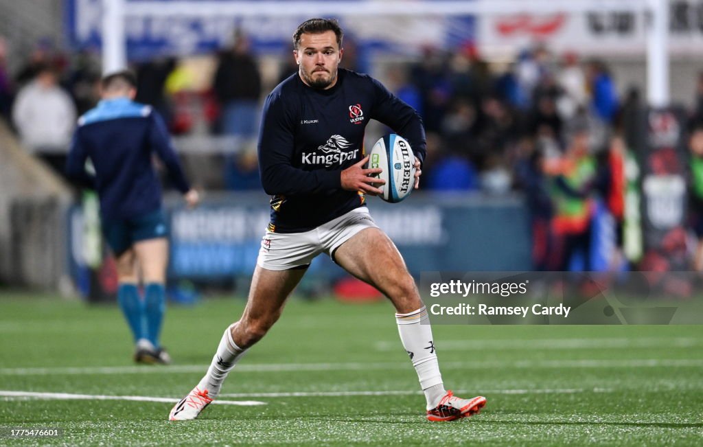 Belfast Rugby Python Belfast , United Kingdom - 10 November 2023; Jacob Stockdale of... News ...