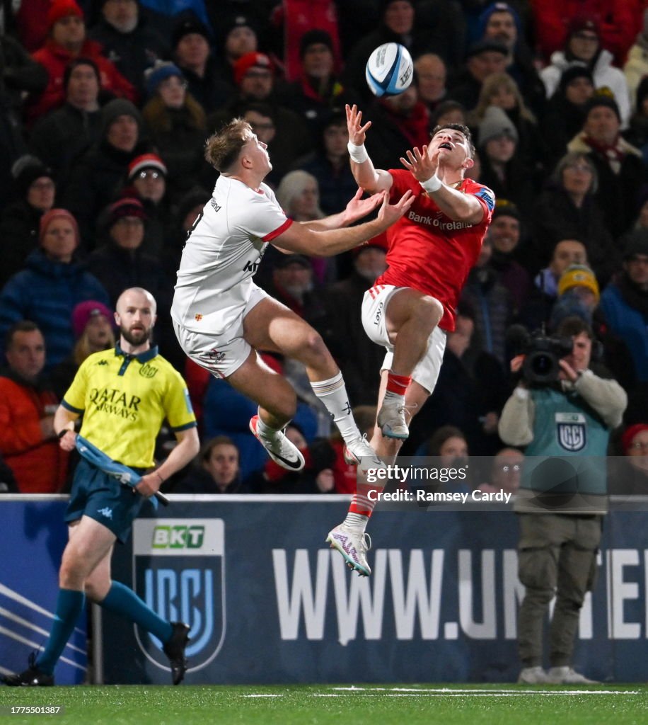 Belfast Rugby Python Belfast , United Kingdom - 10 November 2023; Stewart Moore of Ulster ...