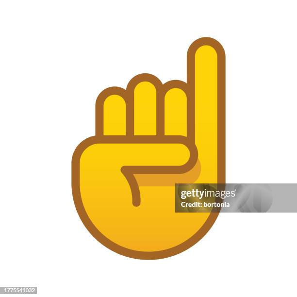 hand icon - editable stroke - hands counting stock illustrations