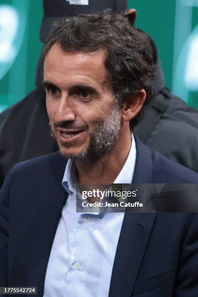 Alexandre Bompard attends the semifinals on day 6 of the Rolex Paris Masters 2023, ATP Masters 1000 at Accor Arena, POPB Paris Bercy on November 4,...