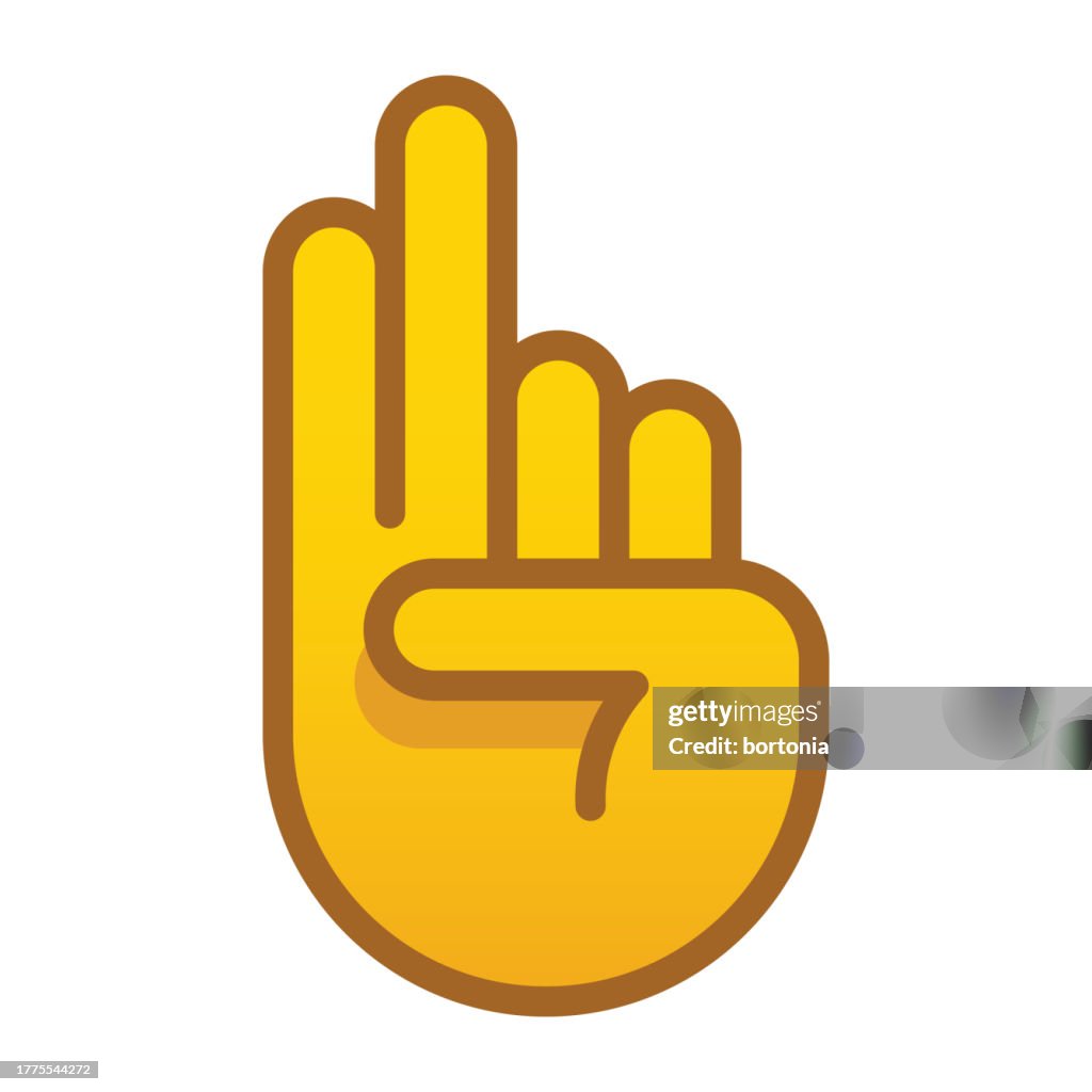 Hand Icon - Editable Stroke