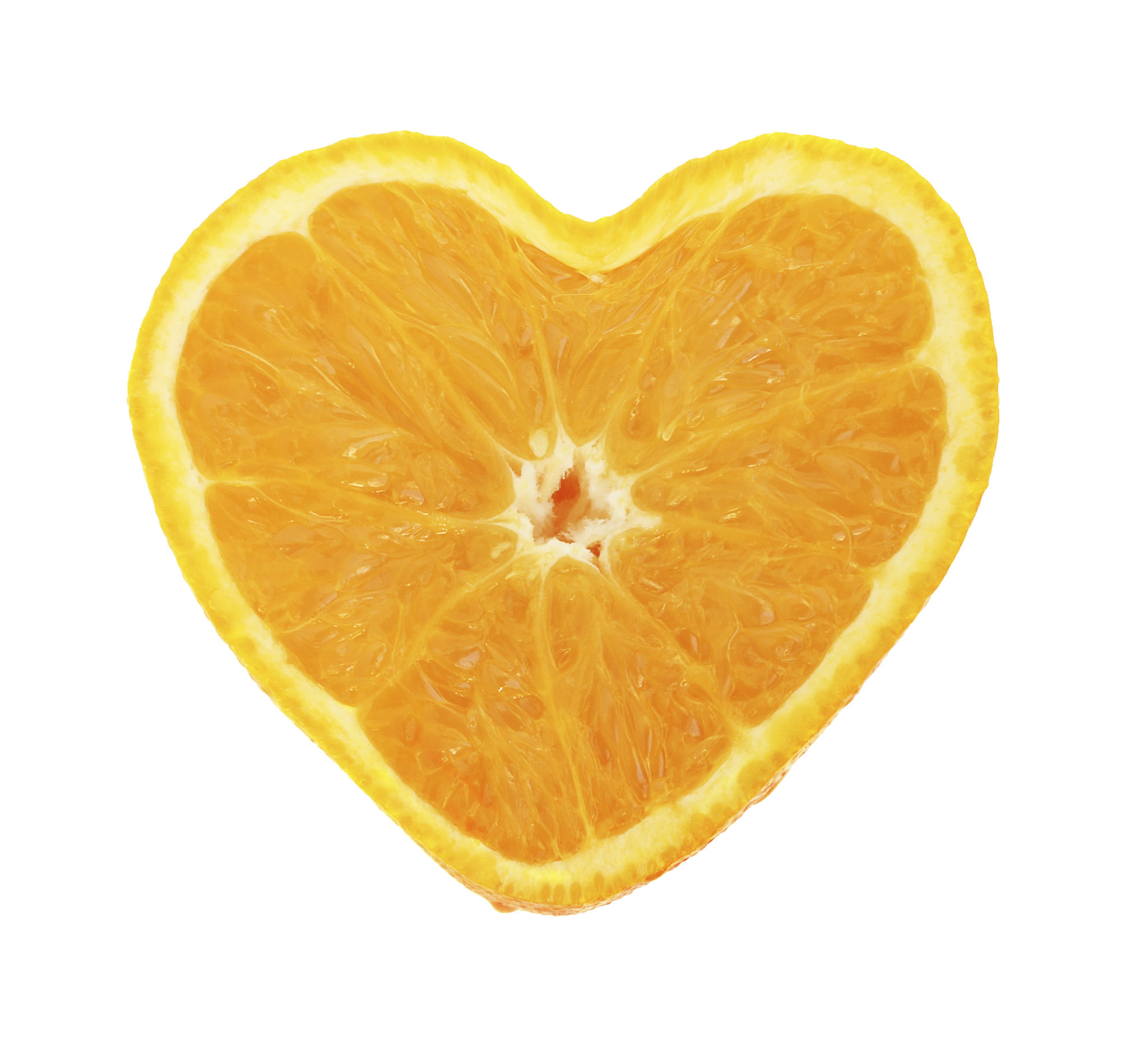 Orange heart Orange heart