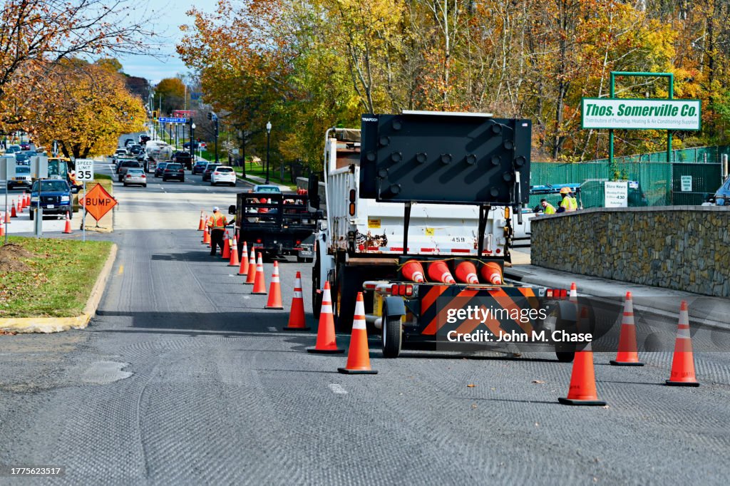 Asphalt Stripping Operation, City of Fairfax, Virginia (USA)