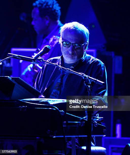 Donald Fagen of Steely Dan performs at Pearl at The Palms on August 23, 2013 in Las Vegas, Nevada.