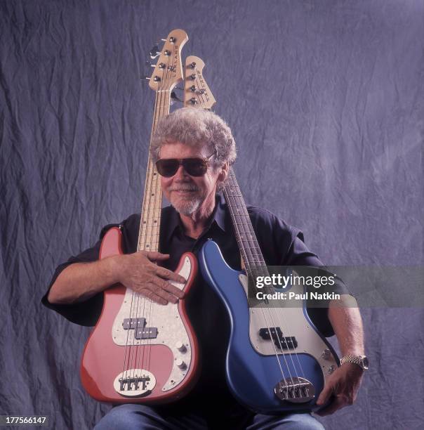 Portrait of American musician Donald 'Duck' Dunn , Chicago, Illinois, September 19, 2000.