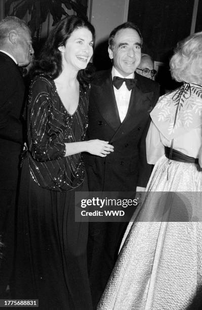 Sherry Lansing and Daniel Melnick attend an event in Los Angeles, California, on November 4, 1981.