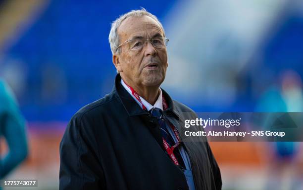 Ross County chairman Roy MacGregor during a cinch Premiership match between St Johnstone and Ross County at McDiarmid Park, on November 11 in Perth,...