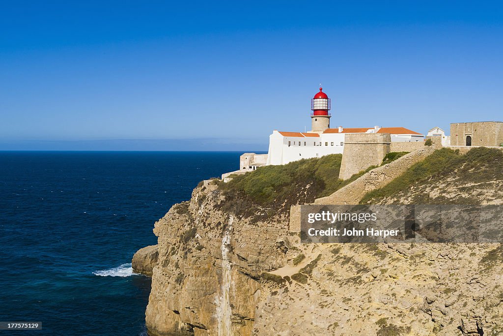 Lighthouse, Cape Sao Vicente, Sagres, Algarve