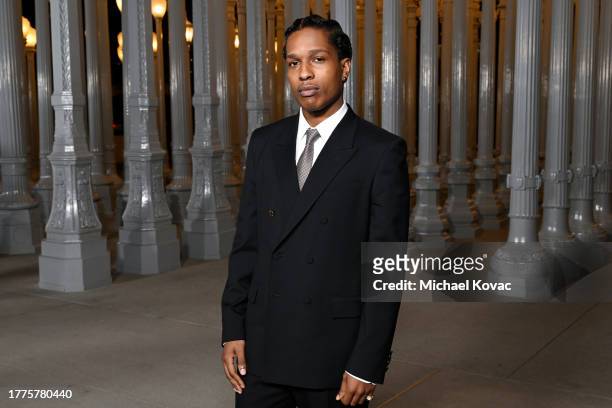 Rocky, wearing Gucci, attends the 2023 LACMA Art+Film Gala, Presented By Gucci at Los Angeles County Museum of Art on November 04, 2023 in Los...