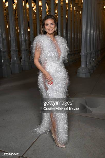 Heidi Klum attends the 2023 LACMA Art+Film Gala, Presented By Gucci at Los Angeles County Museum of Art on November 04, 2023 in Los Angeles,...