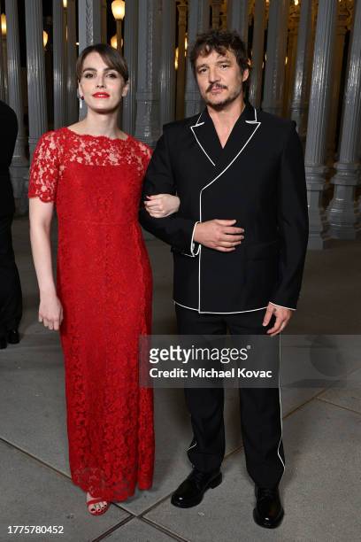 Lux Pascal and Pedro Pascal, wearing Gucci, attend the 2023 LACMA Art+Film Gala, Presented By Gucci at Los Angeles County Museum of Art on November...