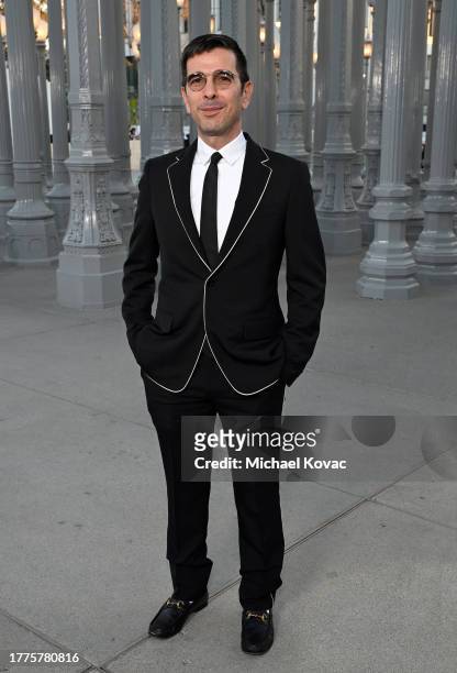 Gucci Chief Brand Officer Alessio Vannetti attends the 2023 LACMA Art+Film Gala, Presented By Gucci at Los Angeles County Museum of Art on November...