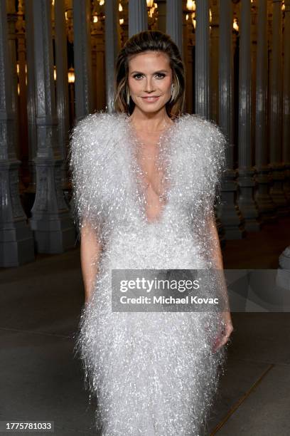 Heidi Klum attends the 2023 LACMA Art+Film Gala, Presented By Gucci at Los Angeles County Museum of Art on November 04, 2023 in Los Angeles,...