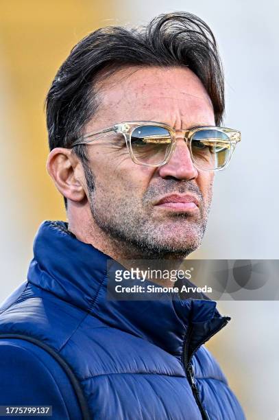 Nicola Legrottaglie, head of performance of Sampdoria, looks on prior to kick-off in the Serie B match between Modena and Uc Sampdoria at Stadio...
