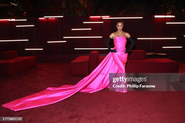 Kim Kardashian attends the 2023 LACMA Art+Film Gala, Presented By Gucci at Los Angeles County Museum of Art on November 04, 2023 in Los Angeles,...