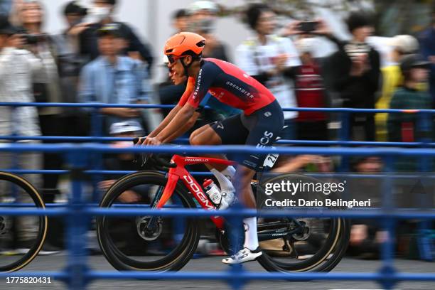 Egan Arley Bernal Gomez of Colombia and Team INEOS Grenadiers competes during the 9th Tour de France Saitama Criterium 2023 - Criterium Race a 59.5km...