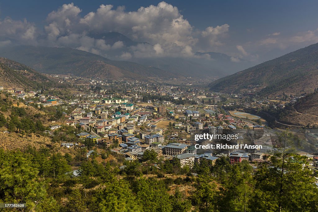 Thimpu city and valley