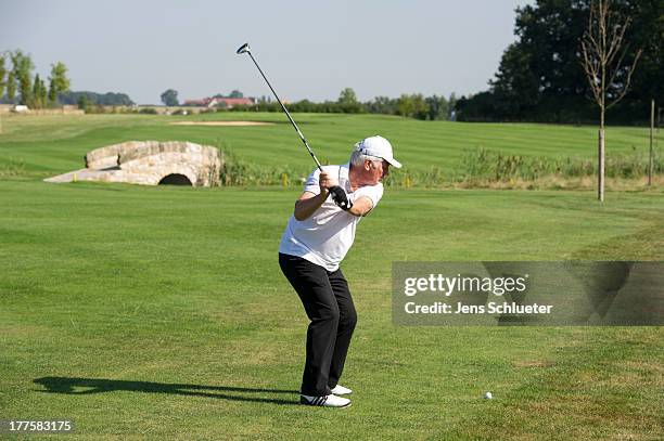 Thomas Stein takes part in the 6th GRK Golf Charity Masters at Golf & Country Club Leipzig on August 24, 2013 in Leipzig, Germany.