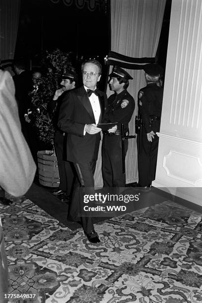 George Stevens Jr. Attends an American Film Institute event at the Beverly Hilton in Beverly Hills, California, on April 13, 1981.