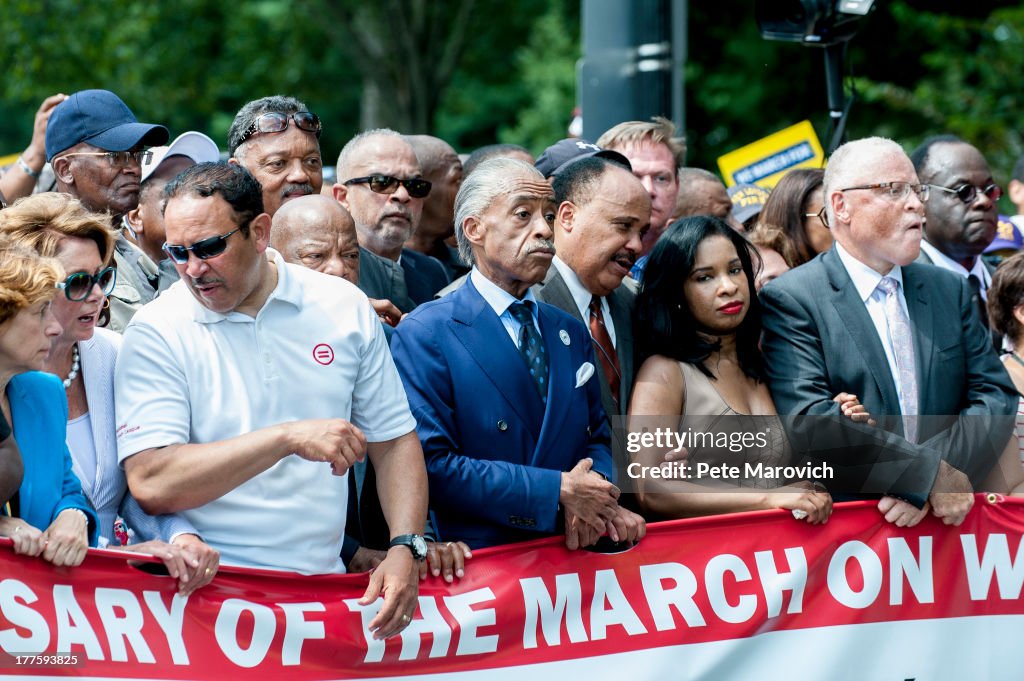 50th Anniversary Of Martin Luther King's March On Washington Commemorated In DC