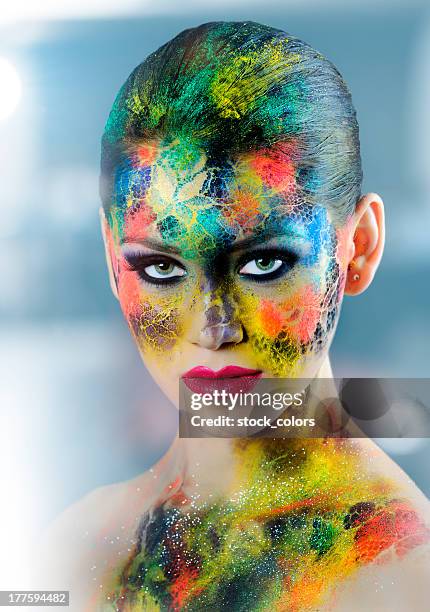 202 Cool Face Paint Designs Stock Photos, High-Res Pictures, and Images ...