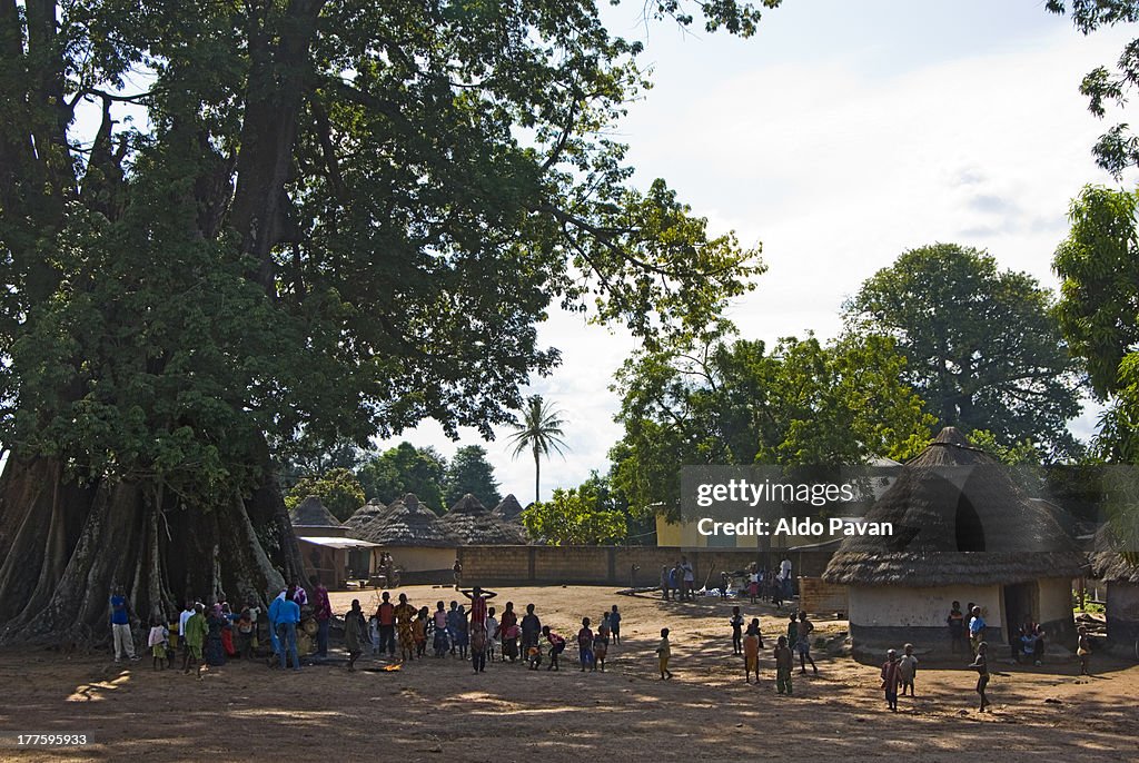 Guinea, Diaragbela, village near Kouroussa