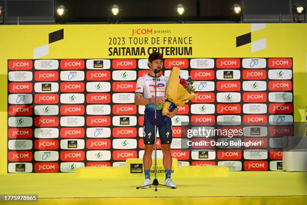 Peter Sagan of Slovakia and Team Legends celebrate at podium during the 9th Tour de France Saitama Criterium 2023 - Criterium Race a 59.5km one day...