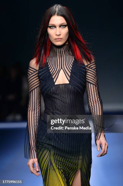 Bella Hadid on the catwalk