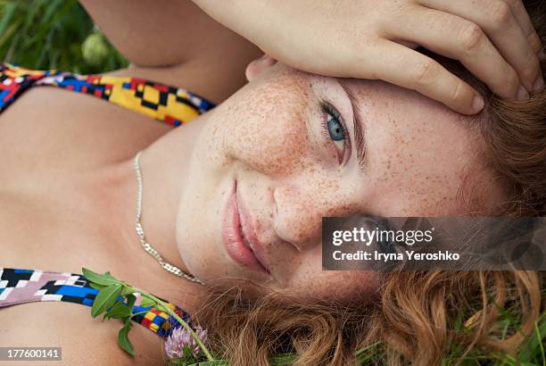 lets fall in love - freckle stock pictures, royalty-free photos & images