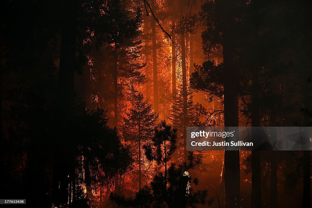 Rim Fire Continues To Burn Near Yosemite National Park