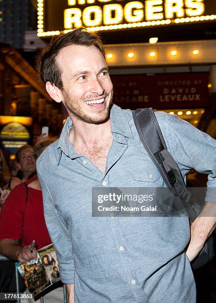 Conrad Kemp attends the "Romeo And Juliet" On Broadway First Performance at the Richard Rodgers Theatre on August 24, 2013 in New York City.