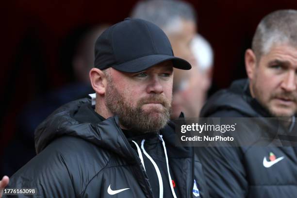 Birmingham City Manager Wayne Rooney during the Sky Bet Championship match between Sunderland and Birmingham City at the Stadium Of Light, Sunderland...