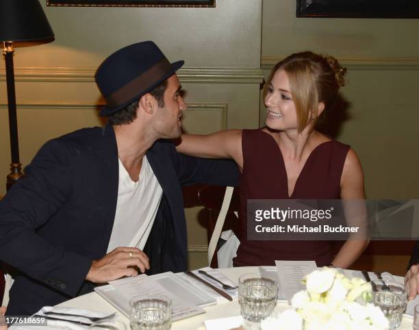 Actress Emily VanCamp and actor Joshua Bowman attend the NYLON September Issue Party hosted by NYLON, ASOS and Emily VanCamp at The Redbury Hotel on...