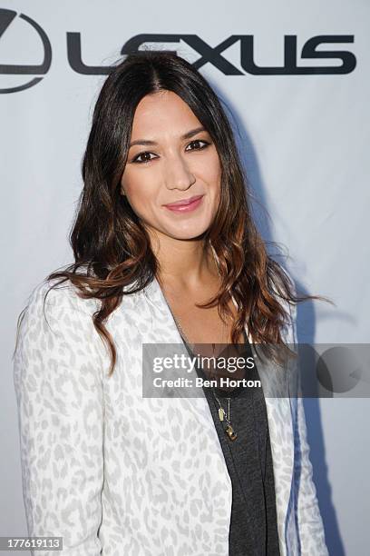 Singer-songwriter Michelle Branch attends LEXUS Live on Grand hosted by Curtis Stone at the third annual Los Angeles Food & Wine Festival on August...