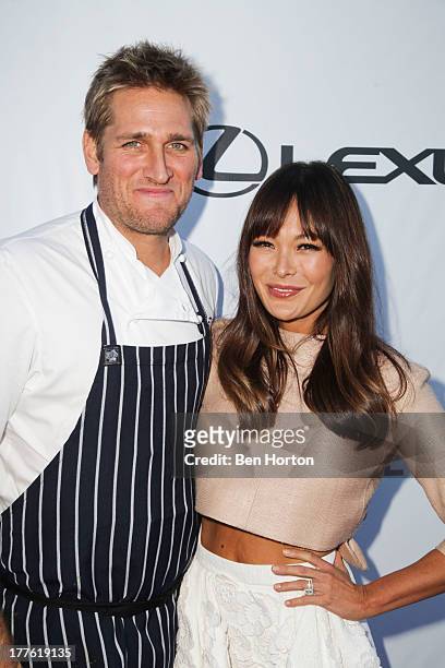 Chef Curtis Stone and his wife Lindsay Price attend LEXUS Live on Grand hosted by Curtis Stone at the third annual Los Angeles Food & Wine Festival...