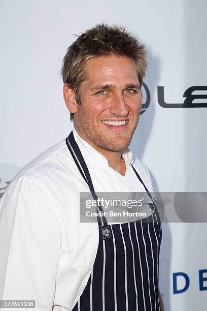 Chef Curtis Stone attends LEXUS Live on Grand hosted by Curtis Stone at the third annual Los Angeles Food & Wine Festival on August 24, 2013 in Los...