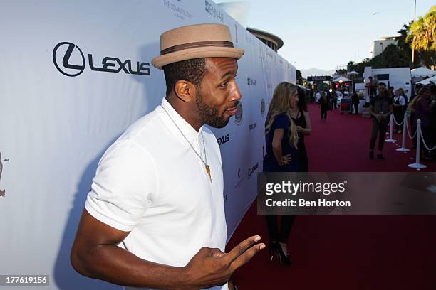 Dancers Stephen 'tWitch' Boss attends LEXUS Live on Grand hosted by Curtis Stone at the third annual Los Angeles Food & Wine Festival on August 24,...