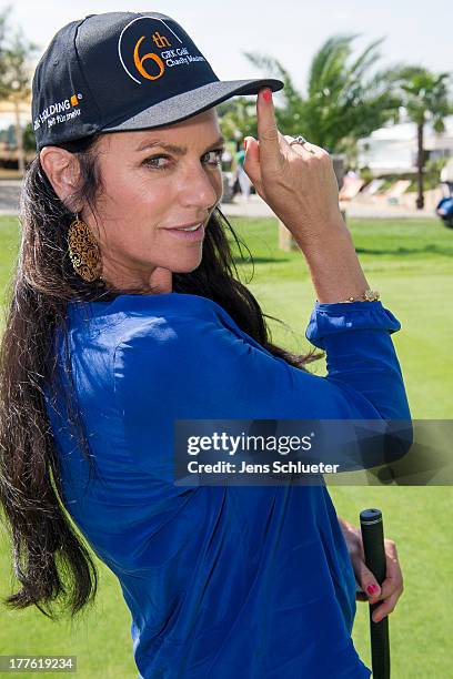 Christine Neubauer takes part in the 6th GRK Golf Charity Masters at Golf & Country Club Leipzig on August 24, 2013 in Leipzig, Germany.