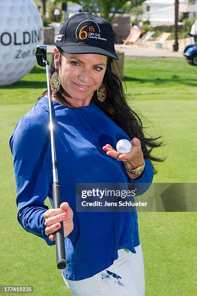 Christine Neubauer takes part in the 6th GRK Golf Charity Masters at Golf & Country Club Leipzig on August 24, 2013 in Leipzig, Germany.