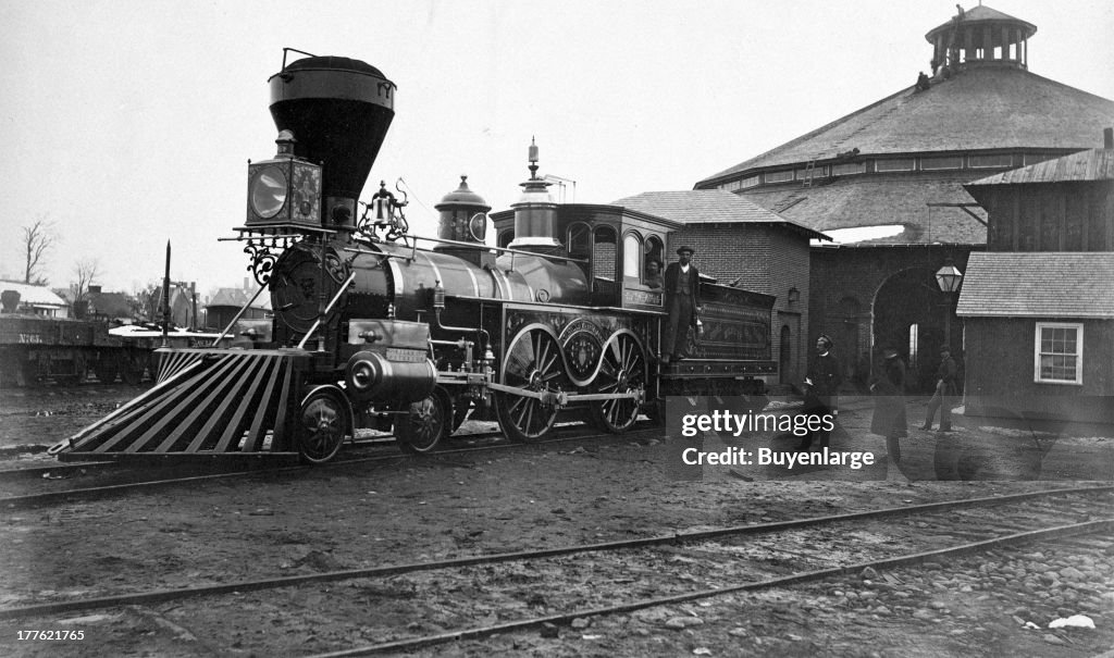 Decorated Locomotive