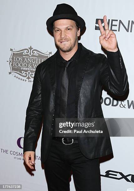 Recording Artist Gavin DeGraw attends the 3rd Annual Los Angeles Food & Wine Festival on August 24, 2013 in Los Angeles, California.