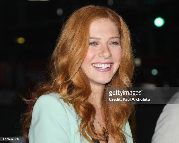 Actress Rachelle Lefevre attends the 3rd Annual Los Angeles Food & Wine Festival on August 24, 2013 in Los Angeles, California.