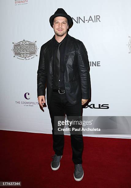 Recording Artist Gavin DeGraw attends the 3rd Annual Los Angeles Food & Wine Festival on August 24, 2013 in Los Angeles, California.
