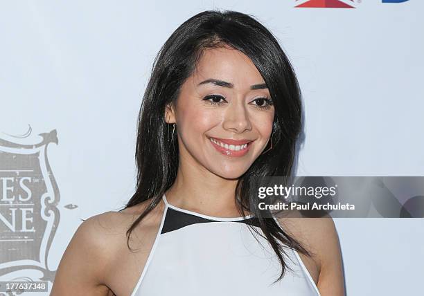 Actress Aimee Garcia attends the 3rd Annual Los Angeles Food & Wine Festival on August 24, 2013 in Los Angeles, California.