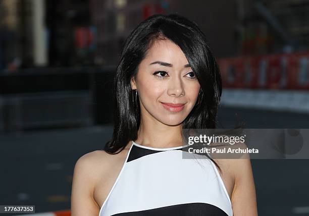 Actress Aimee Garcia attends the 3rd Annual Los Angeles Food & Wine Festival on August 24, 2013 in Los Angeles, California.