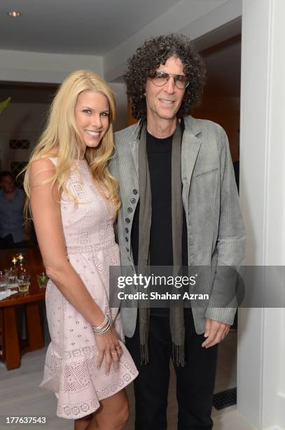 Beth and Howard Stern attend 4th Annual Apollo In The Hamptons Benefit on August 24, 2013 in East Hampton, New York.