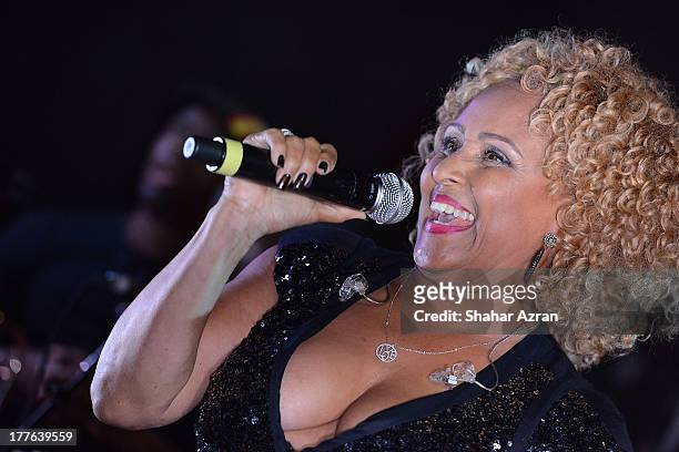 Darlene Love perform at the 4th Annual Apollo In The Hamptons Benefit on August 24, 2013 in East Hampton, New York.