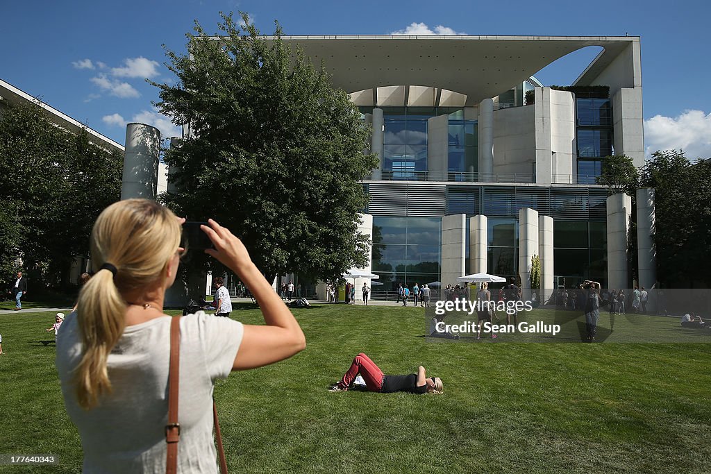 Angela Merkel Hosts Open-House Day At Chancellery