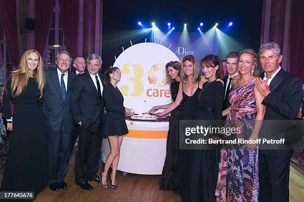 President of Care France Honorary Committee Clelia d'Aulan Benenati, Deauville mayor Philippe Augier, President of Christian Dior Couture Sidney...