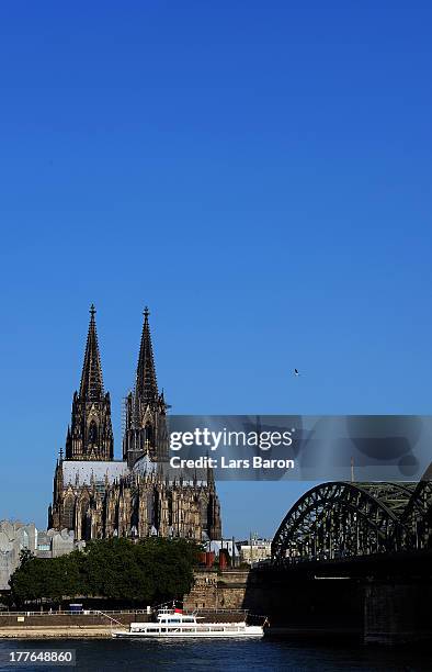 General view of the Cologne Cathedral is seen prior to the Color Run on July 21, 2013 in Cologne, Germany.